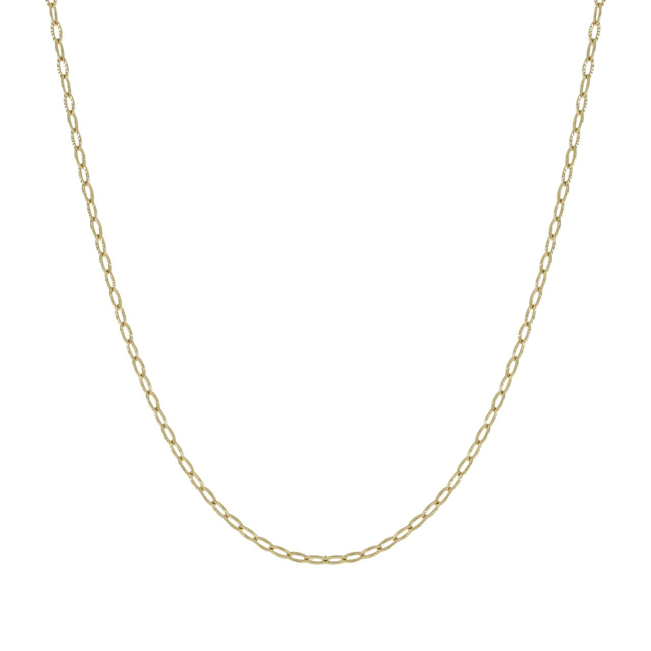 igold - Collana in oro giallo 375% 9kt a maglia forzatina
