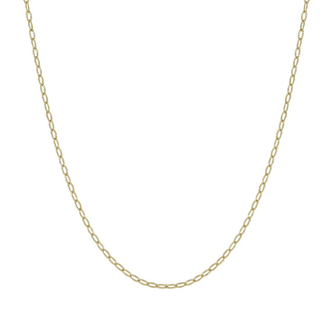 igold - Collana in oro giallo 375% 9kt a maglia forzatina