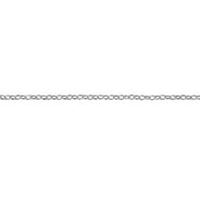 igold - Collana in oro bianco 375% 9 kt a maglia forzatina