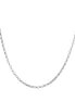 igold - Collana in oro bianco 375% 9 kt a maglia forzatina