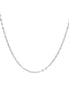 igold - Collana a catena in oro bianco 375% 9kt