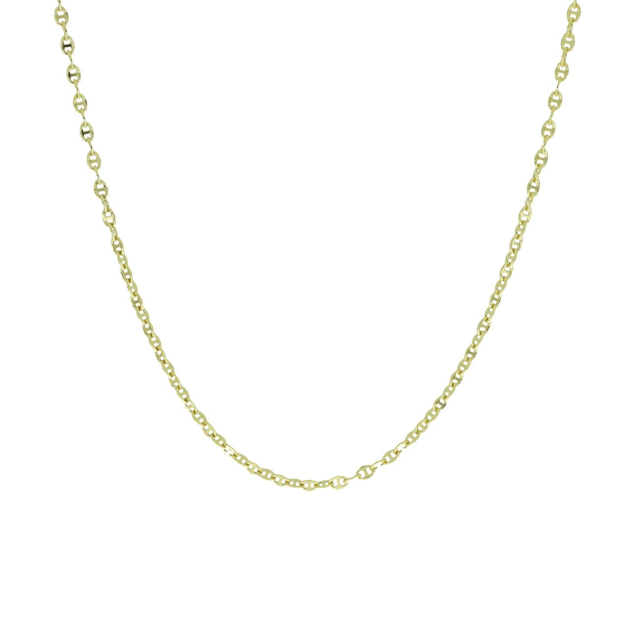 igold - Collana in oro giallo 375% 9 kt a maglia marina