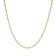 igold - Collana a maglia rolò in oro giallo 375% 9 kt