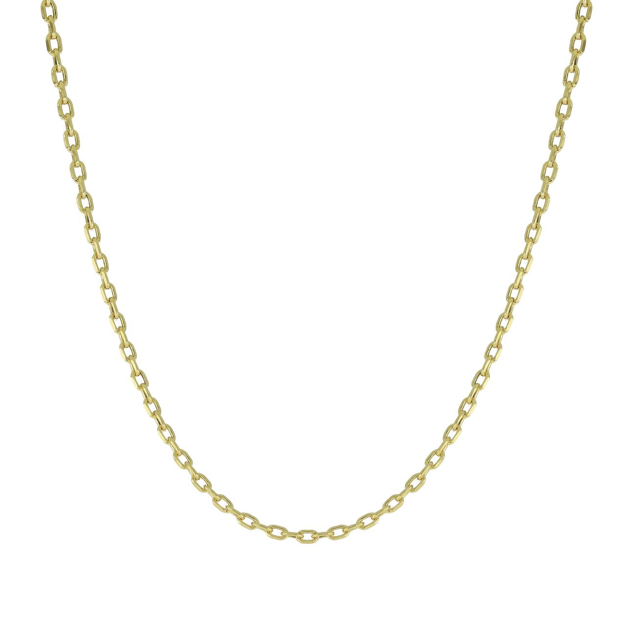 igold - Collana a maglia rolò in oro giallo 375% 9 kt