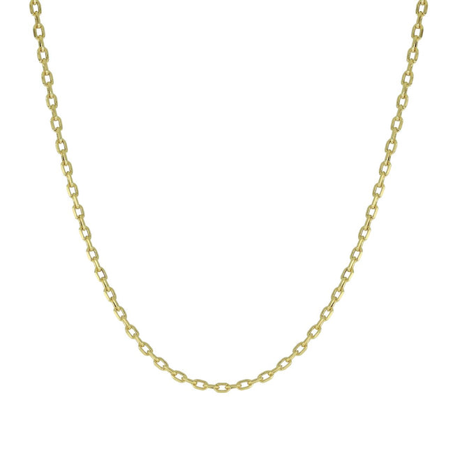 igold - Collana a maglia rolò in oro giallo 375% 9 kt