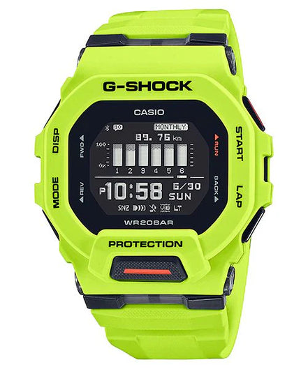 Casio - Orologio G-Shock GBD-200-9ER verde acido G-Squad