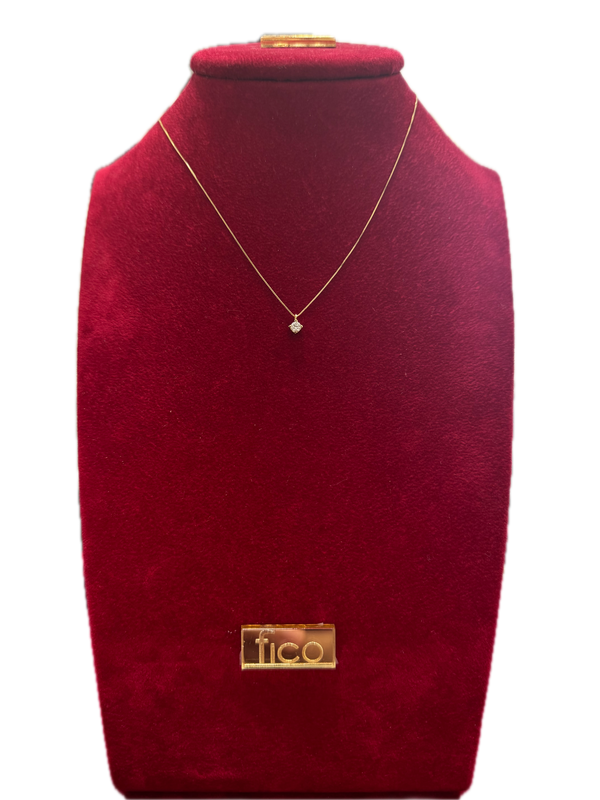 Fico Gioielli - Collana Punto Luce in Oro e Diamante