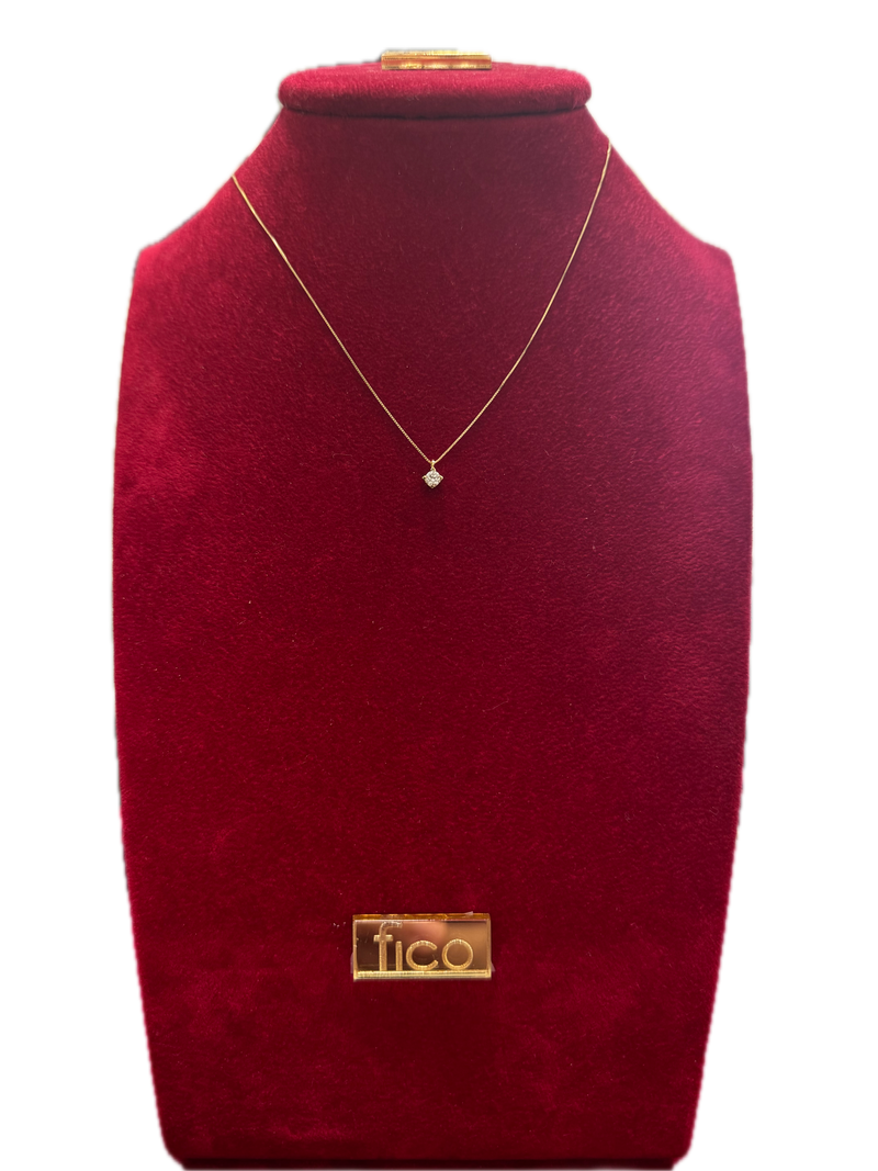 Fico Gioielli - Collana Punto Luce in Oro e Diamante