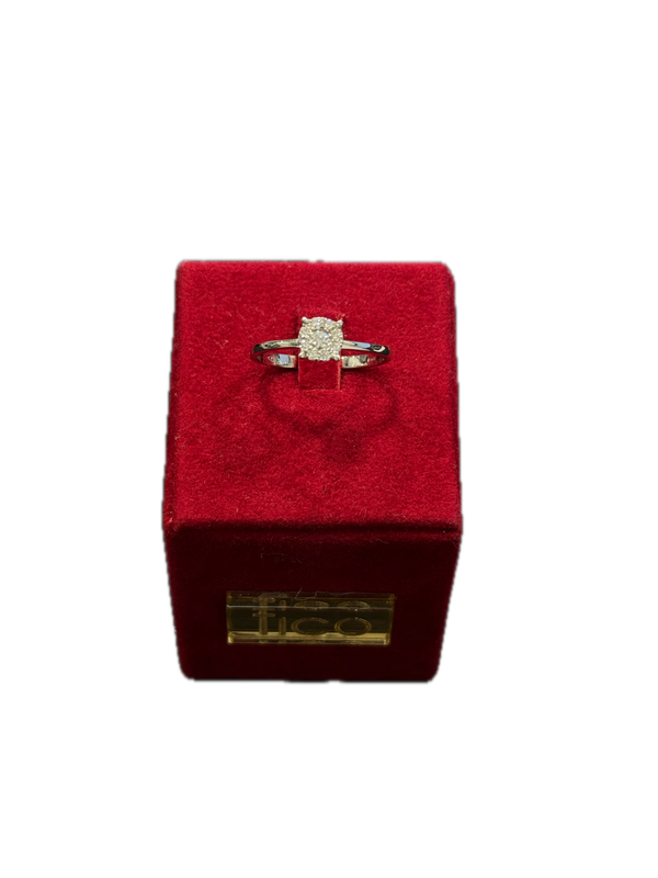 Fico Gioielli - Anello Solitario in Oro e Diamanti