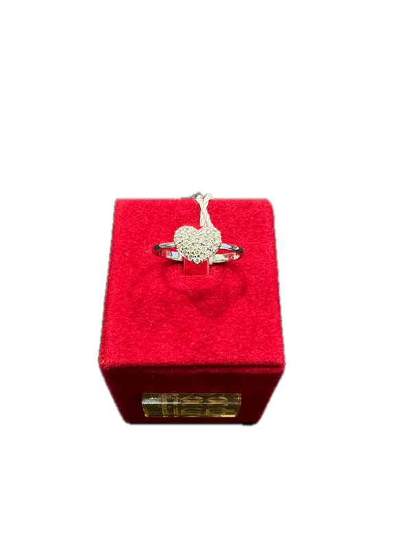 Fico Gioielli - Anello a Forma di Cuore in Oro e Diamanti