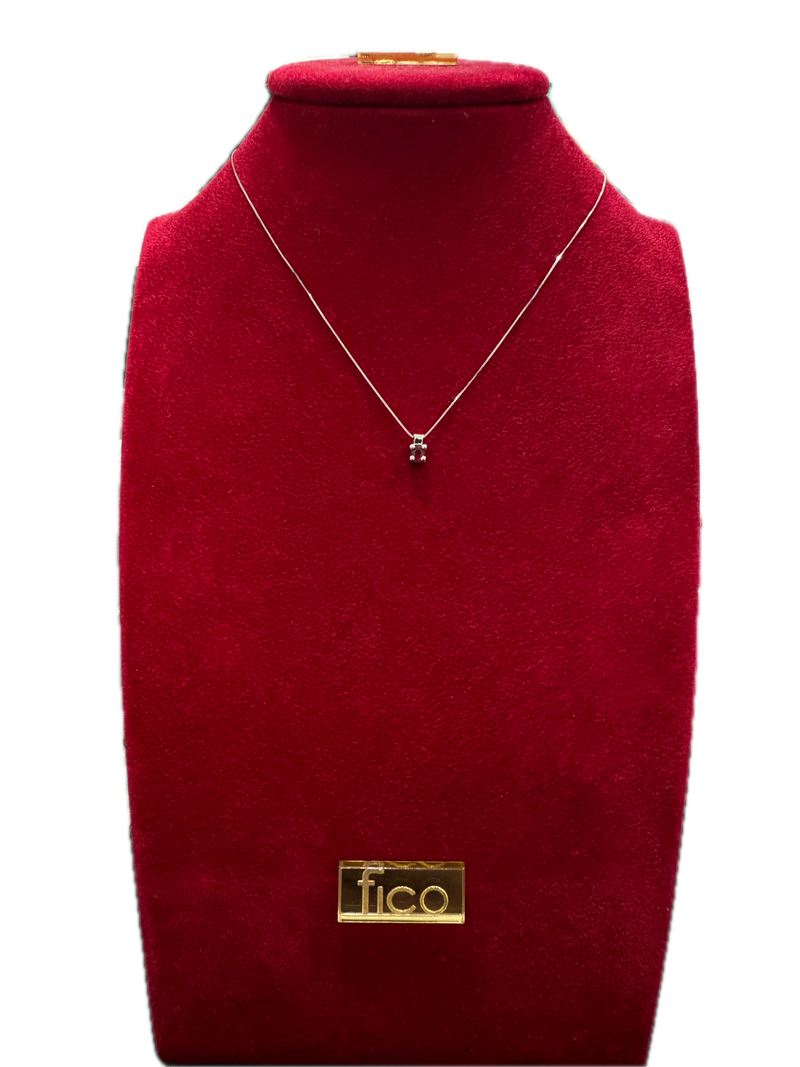 Fico Gioielli - Collana Punto Luce in Oro con Rubino Naturale