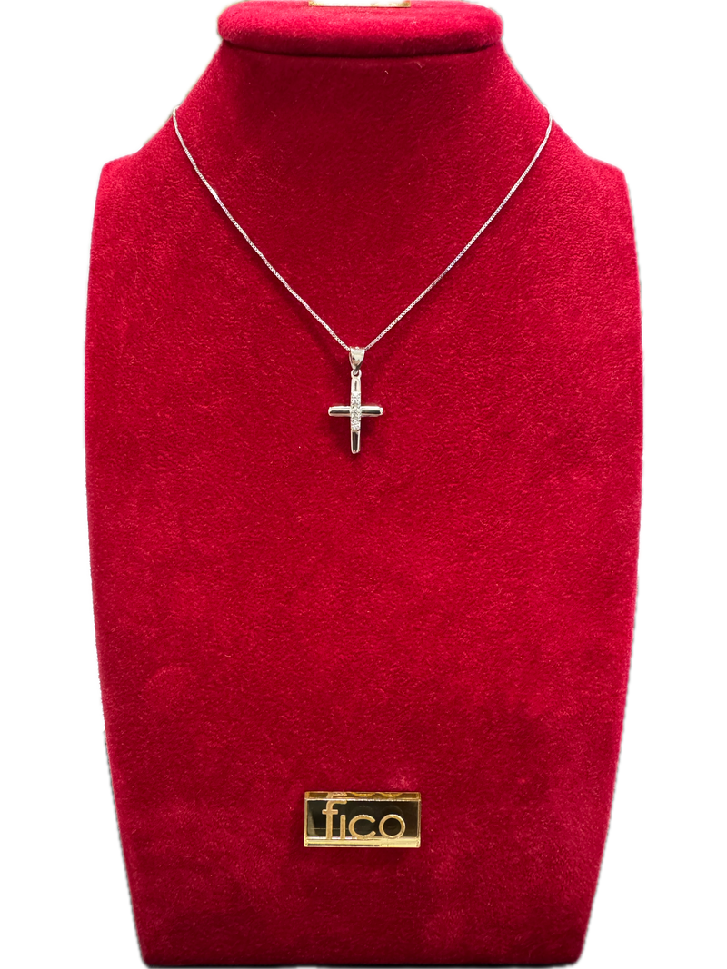Fico Gioielli - Collana con Croce in Argento 925