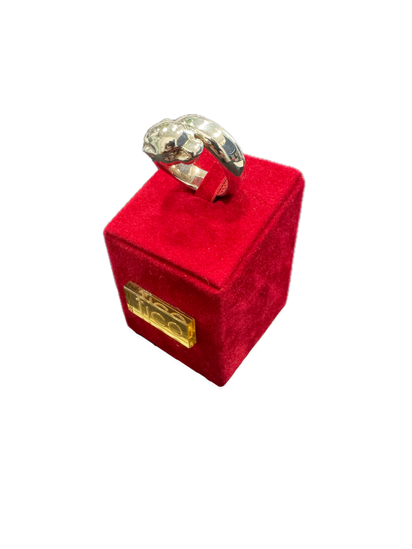Fico Gioielli - Anello Regolabile Pantera in Argento 925