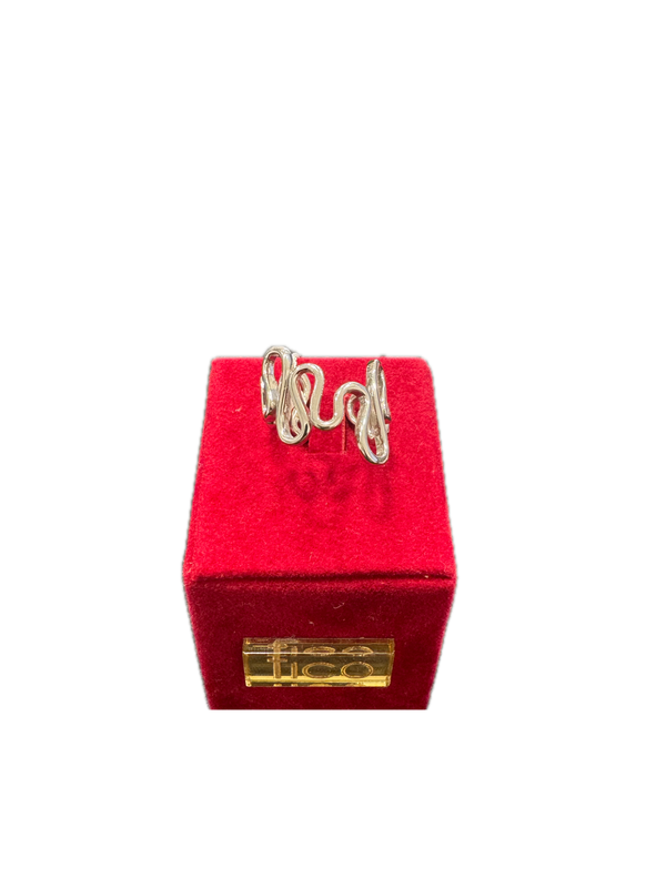 Fico Gioielli - Anello Regolabile Intrecciato in Argento 925