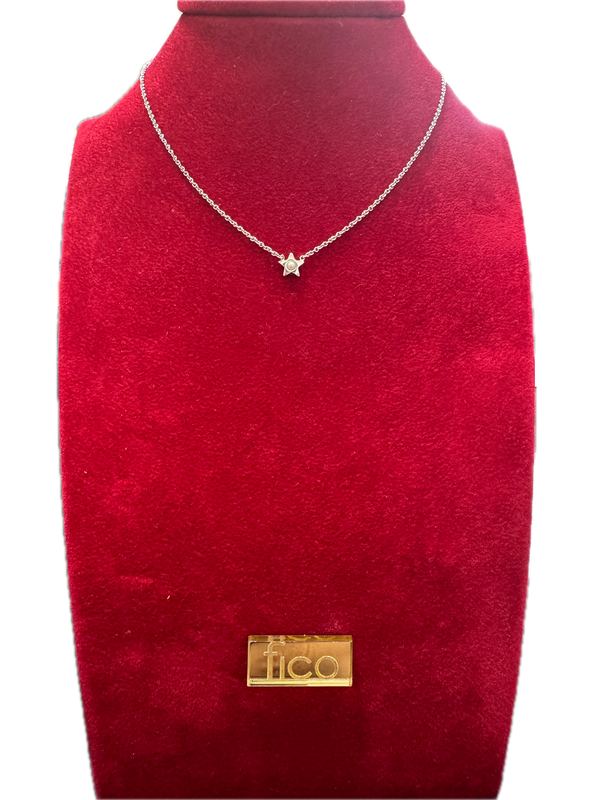 Fico Gioielli - Collana in Argento 925 con Stellina e Perlina