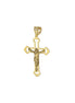 igold - Ciondolo Croce in Oro 375 % 9kt
