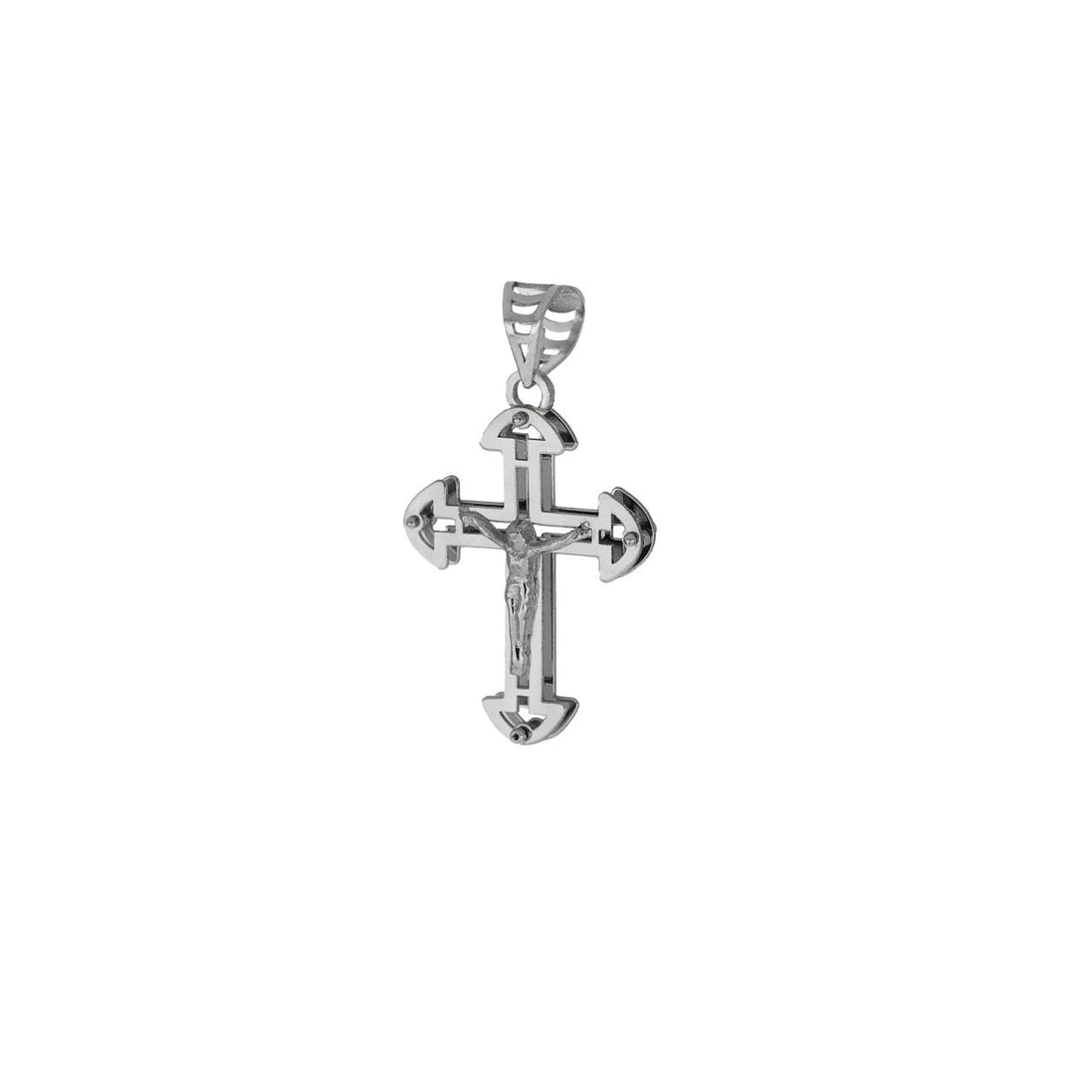 igold - Ciondolo Croce in Oro 375% 9kt