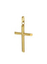 igold - Ciondolo Croce Stilizzata in Oro 375% 9kt