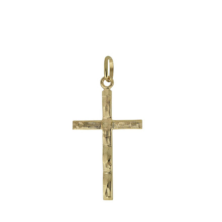 igold - Ciondolo Croce in Oro 375% 9kt