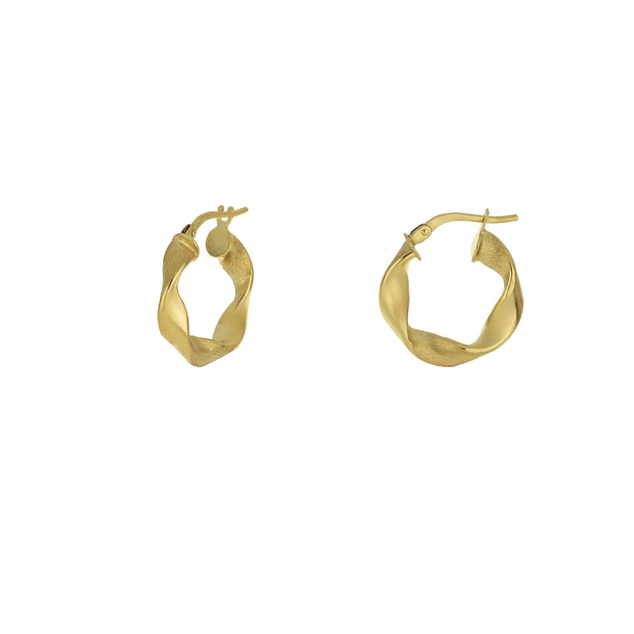 igold - Orecchini a Cerchio in Oro 375% 9kt