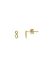 igold - Orecchini simbolo infinito in oro giallo 375% 9 kt