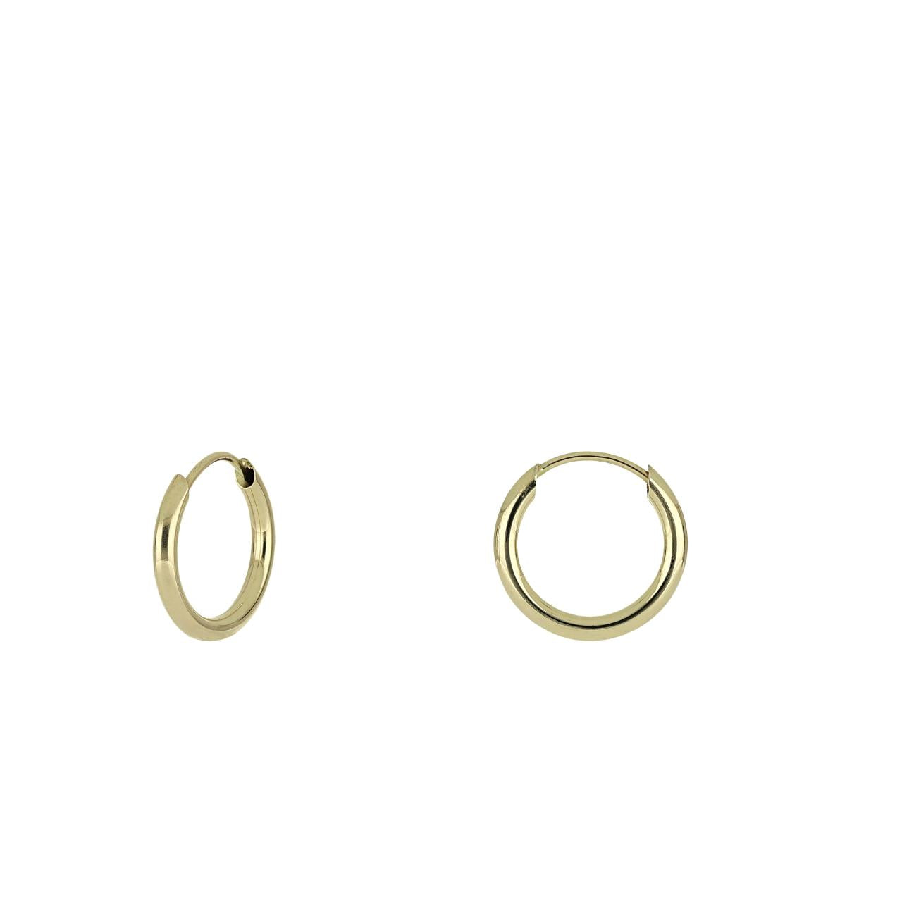 igold - Orecchini a Cerchio in Oro 375% 9kt