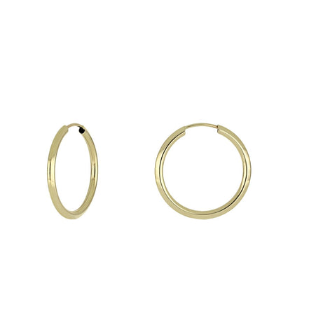 igold - Orecchini a Cerchio in Oro 375% 9kt