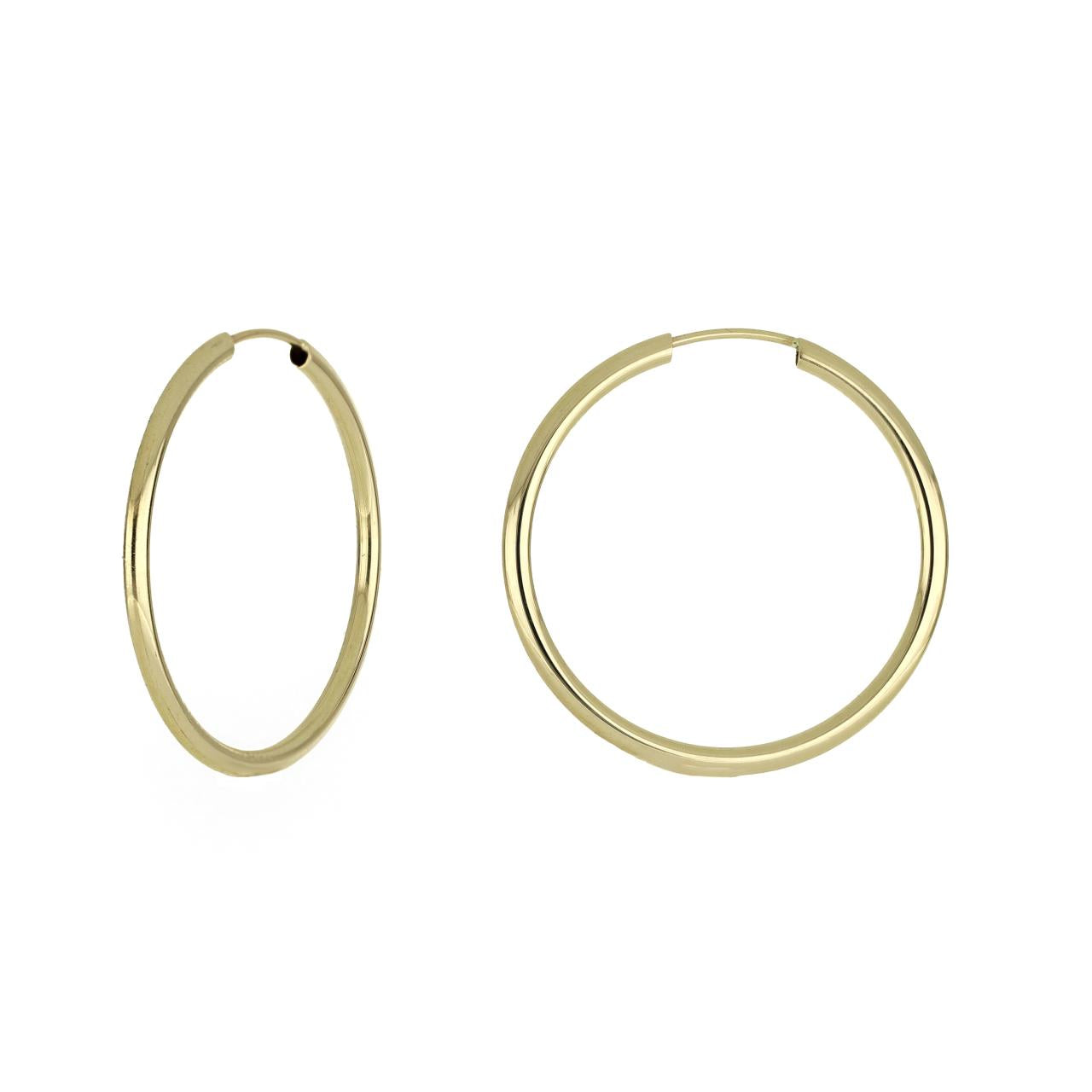 igold - Orecchini a Cerchio in Oro 375% 9kt