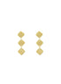 igold - Orecchini pendenti geometrici in oro giallo 375% 9kt