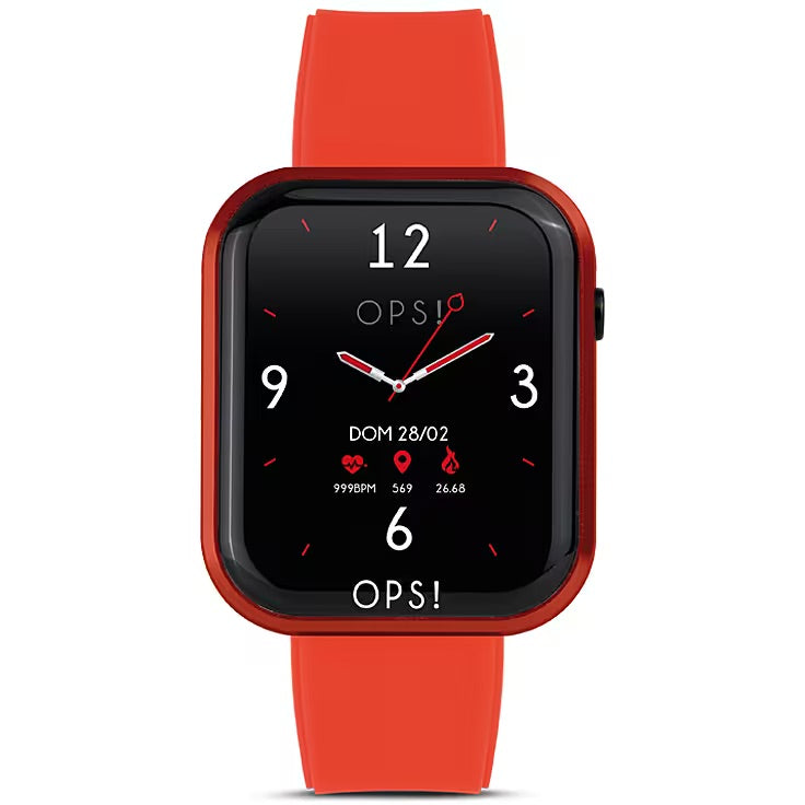 Orologio smartwatch Ops Objects Call rosso CODICE: OPSSW-14