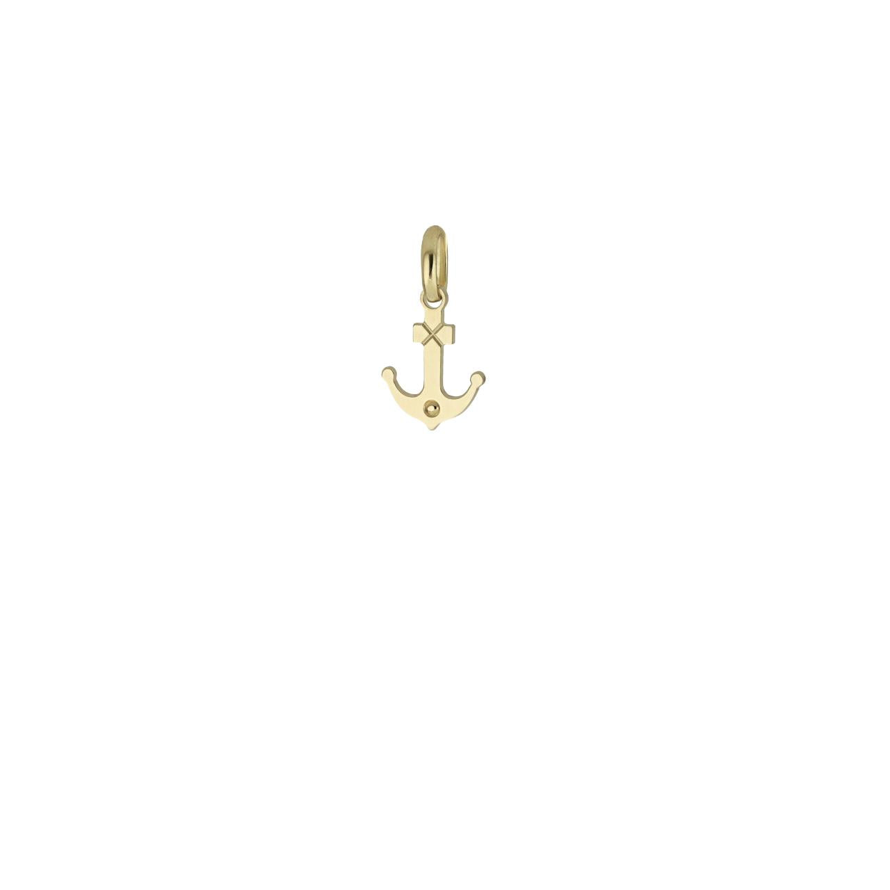 Ciondolo Ancora in Oro 375% 9kt