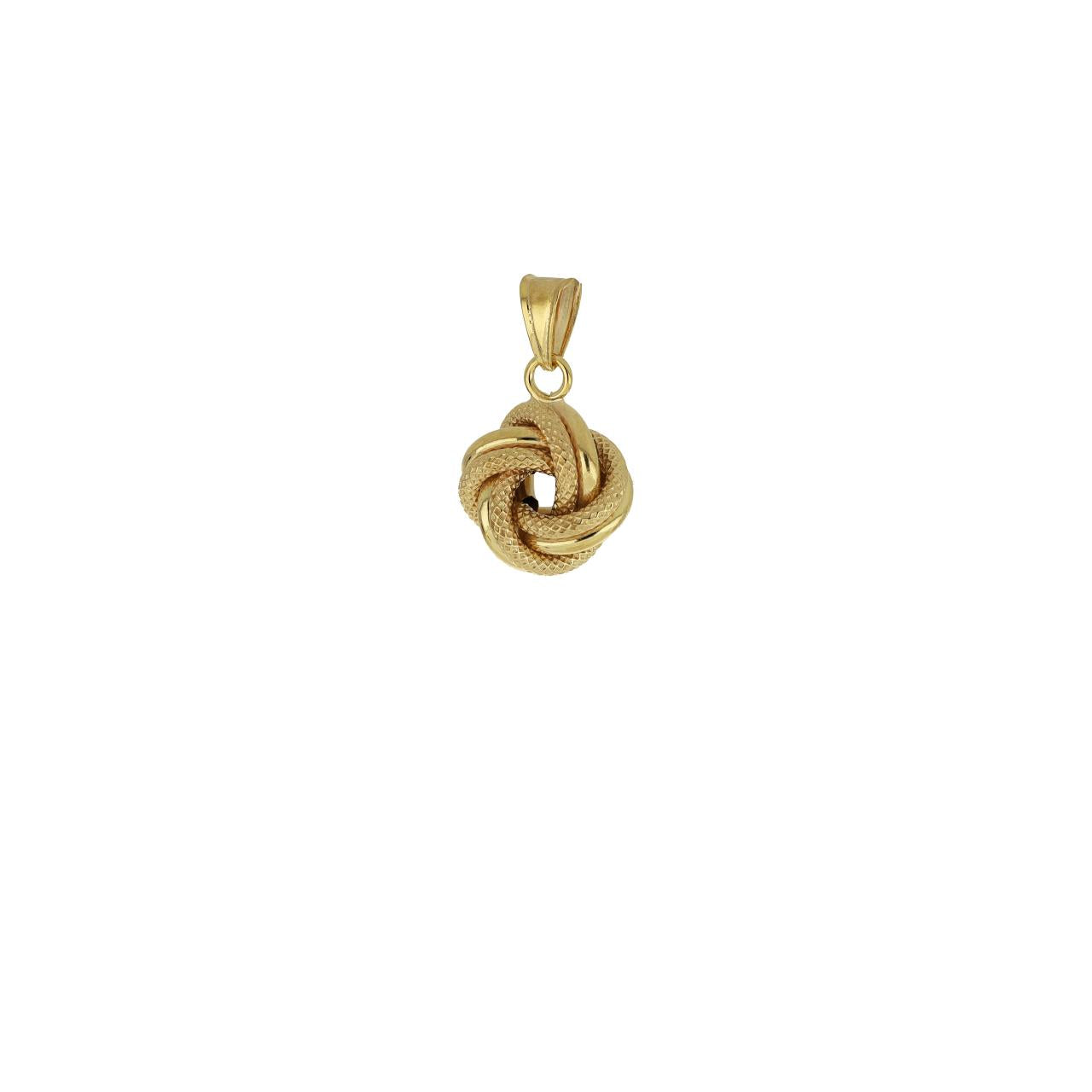 igold - Ciondolo Nodo in Oro 375% 9kt