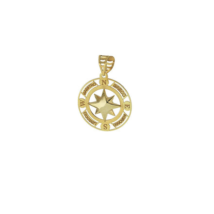 igold - Ciondolo Rosa dei Venti in Oro 9kt
