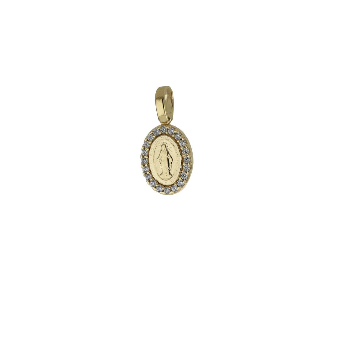 igold - Ciondolo Madonnina Miracolosa in Oro 375% 9kt