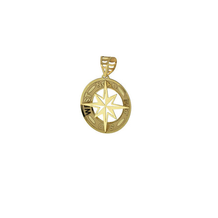 igold - Ciondolo Rosa dei Venti in Oro 375% 9kt