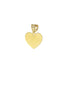 igold - Ciondolo cuore liscio in oro 375% 9kt