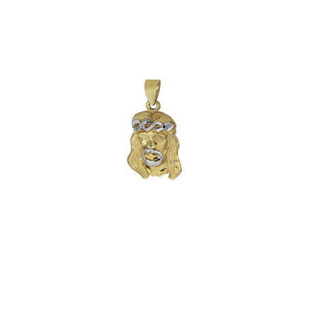 igold - Ciondolo Volto di Gesù in Oro 375% 9kt