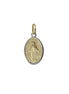 igold - Medaglia Miracolosa Bicolore in Oro 375% 9kt