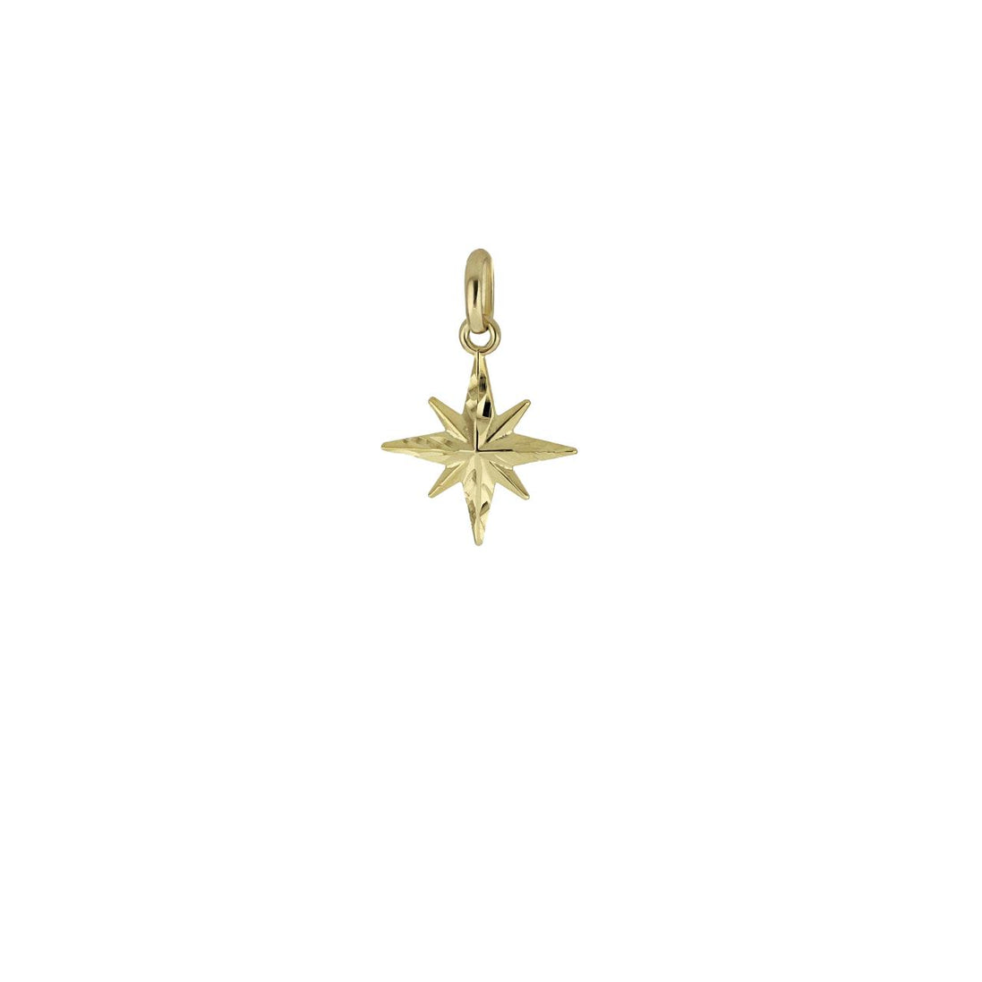 igold - Ciondolo Stella Cometa in Oro 9kt