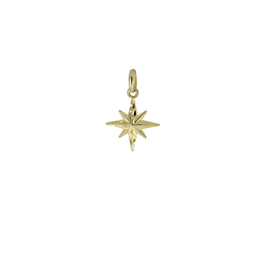 igold - Ciondolo Stella Cometa in Oro 9kt