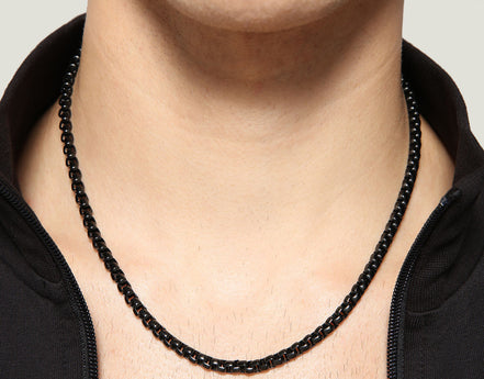 COLLANA  UOMO BIKKEMBERGS CON DIAMANTE SKIN02BB