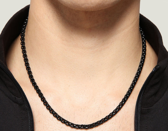 COLLANA  UOMO BIKKEMBERGS CON DIAMANTE SKIN02BB