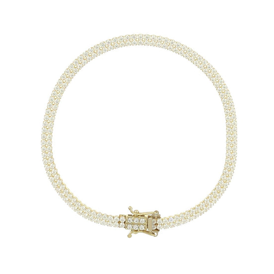 igold - Bracciale Tennis in Oro 375% 9kt