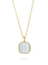 XGR715DW Collana placcata oro giallo con pendente white e zirconi