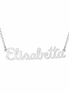 Fico Gioielli - Collana con Nome “Elisabetta” in Argento 925