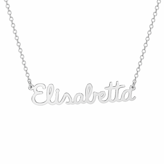 Fico Gioielli - Collana con Nome “Elisabetta” in Argento 925