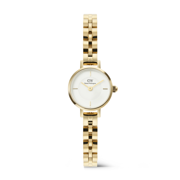 Daniel Wellington - Petite Mini Arch 3-link White Gold