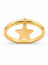 Fico Gioielli - Anello Stella Regolabile in Argento 925 Dorato