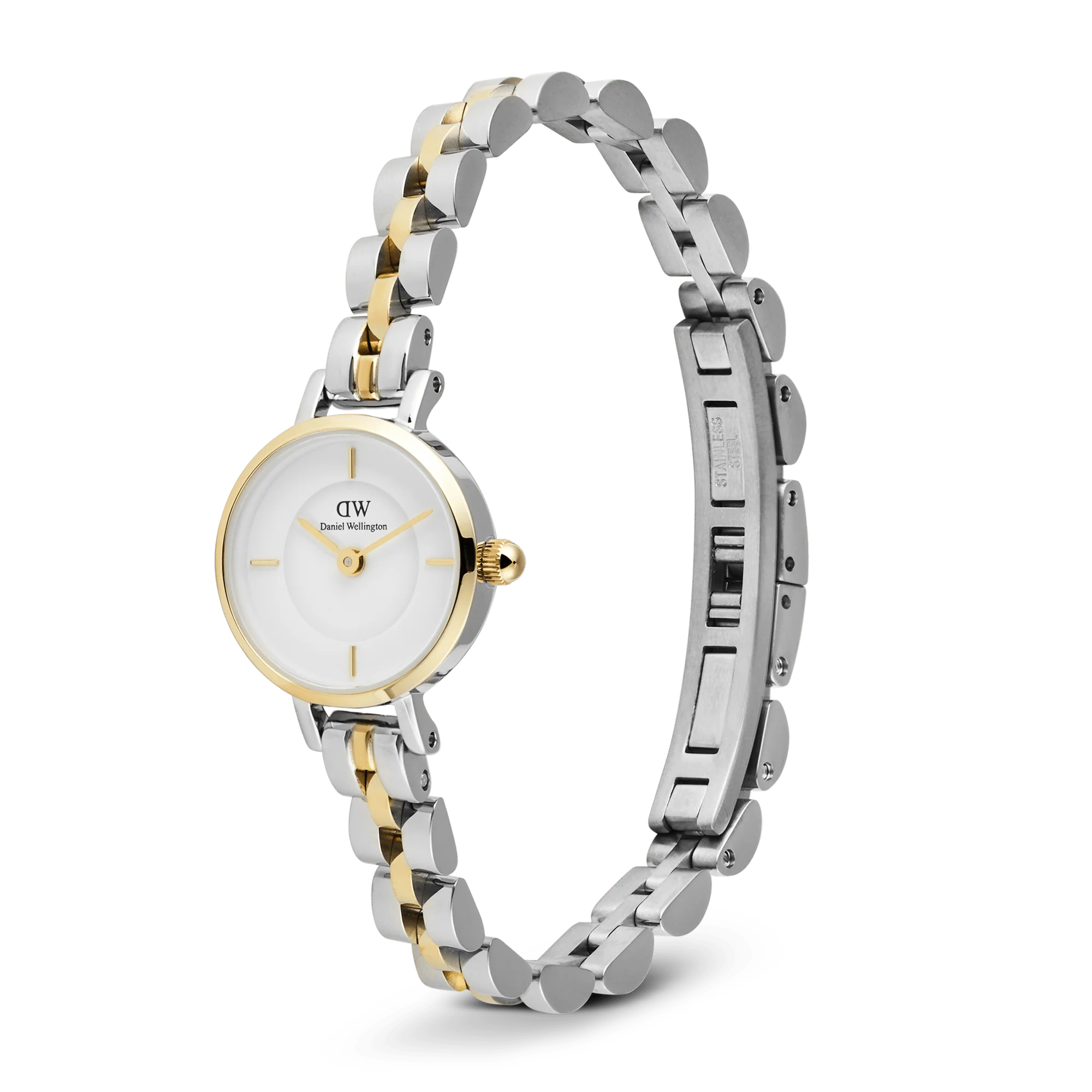 Daniel Wellington - Petite Mini Arch 3-Link Two Tone Gold