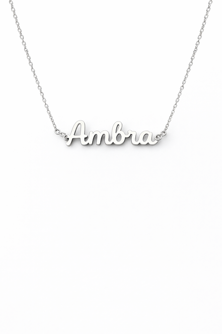 Fico Gioielli - Collana Nome “Ambra” in Argento 925